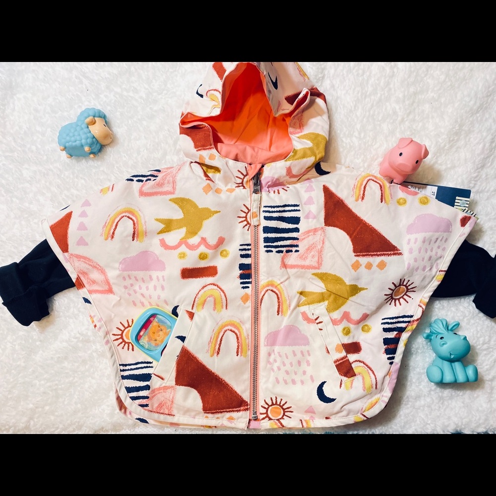 Kava Coral Reversible Baby Coat